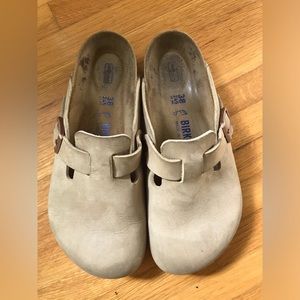 Birkenstock Boston Clogs Oiled Leather Soft Footbed EU 38 US 7-7.5